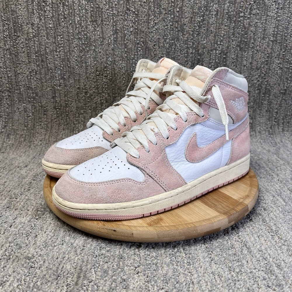 Air Jordan 1 Retro OG Sneaker Womens Size 9.5 Washed Pink High Top Shoes Retro